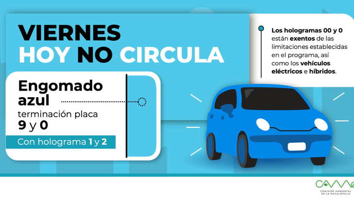 Hoy No Circula: qué autos descansan este viernes 14 de noviembre de 2025 Hoy No Circula: qué autos descansan este viernes 14 de noviembre de 2025