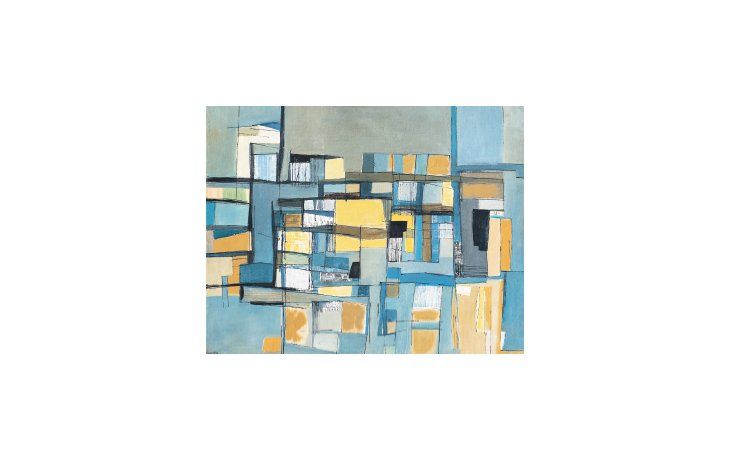 ámbito.com | Composición. La obra de Sarah Grilo lidera la subasta del Museo Sívori.