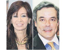Cristina Kirchner y Carlos Rovira
