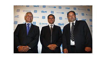 Luis Blanco (vice segundo), Gastón Cogorno y Rodolfo Molina (vicepresidente)