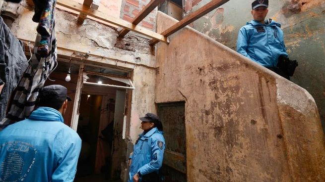 La Policía porteña llevó a cabo el operativo en el barrio de Villa Crespo. 