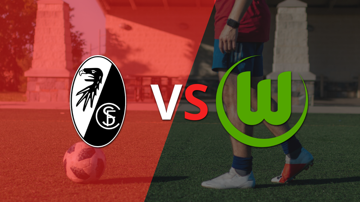The match between Freiburg and Wolfsburg begins