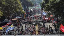 El acto por el Día del Trabajador.