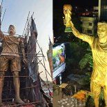 Messi viajará a la India para inaugurar una estatua suya de 21 metros Messi viajará a la India para inaugurar una estatua suya de 21 metros