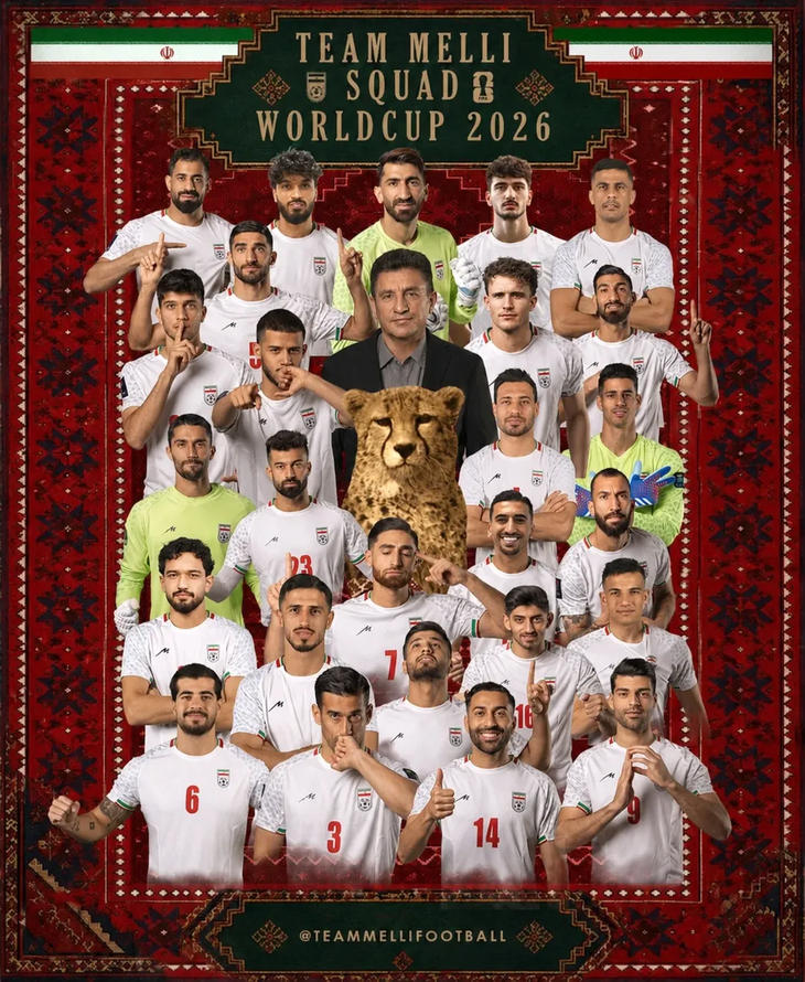Los 26 convocados para disputar el Mundial con Irán. Los 26 convocados para disputar el Mundial con Irán.