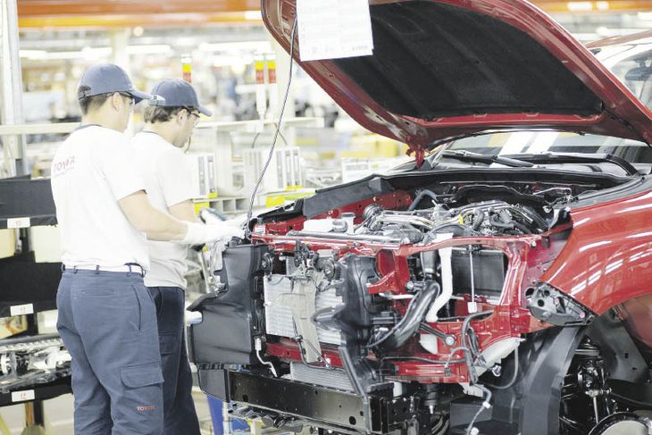 relevancia. Toyota representa el 40% de la producción automotriz y el 50% de las exportaciones del sector.