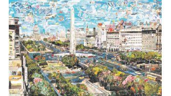 ámbito.com | Las imágenes de Muniz tienen casi siempre un enfoque social y político. Arriba “Postal de Buenos Aires”.