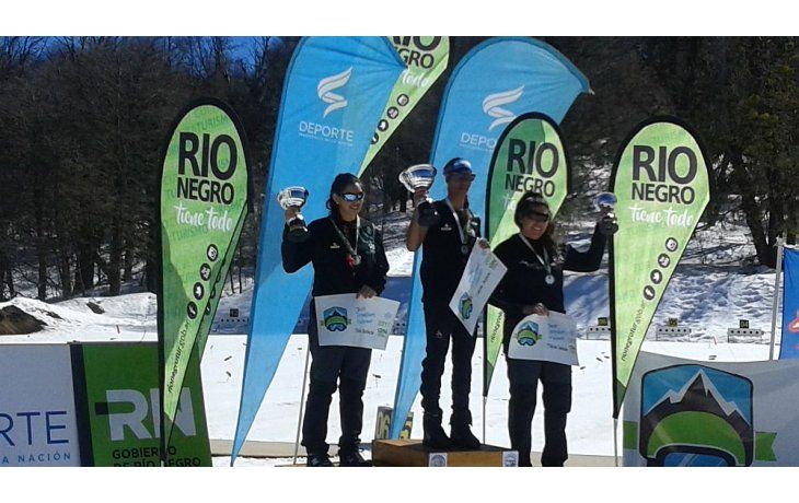 ámbito.com | Podio del sprint femenino de biatlón.
