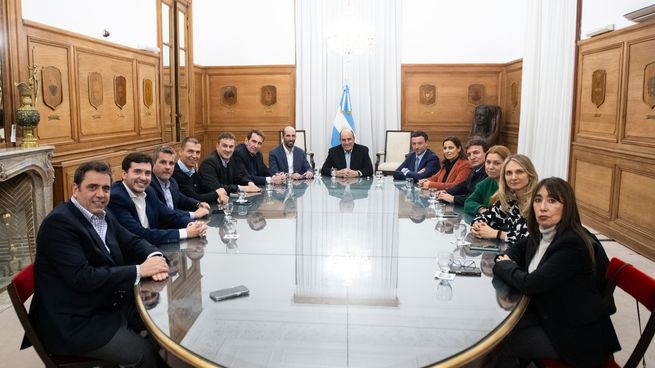 Reunión entre Guillermo Francos y diputados de la UCR