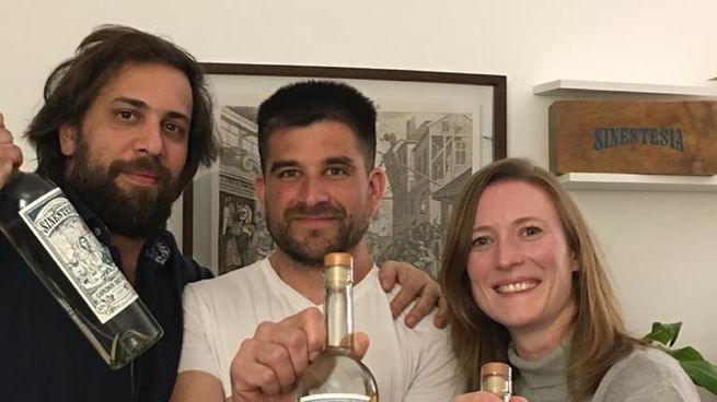 Nahuel Leyro Diaz,, Nicolas Rothshtein y Hannah Snow