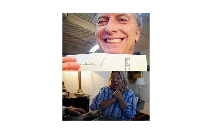 Macri se sacó una foto en el cuarto oscuro. Lilita, en la espera con un hurón.