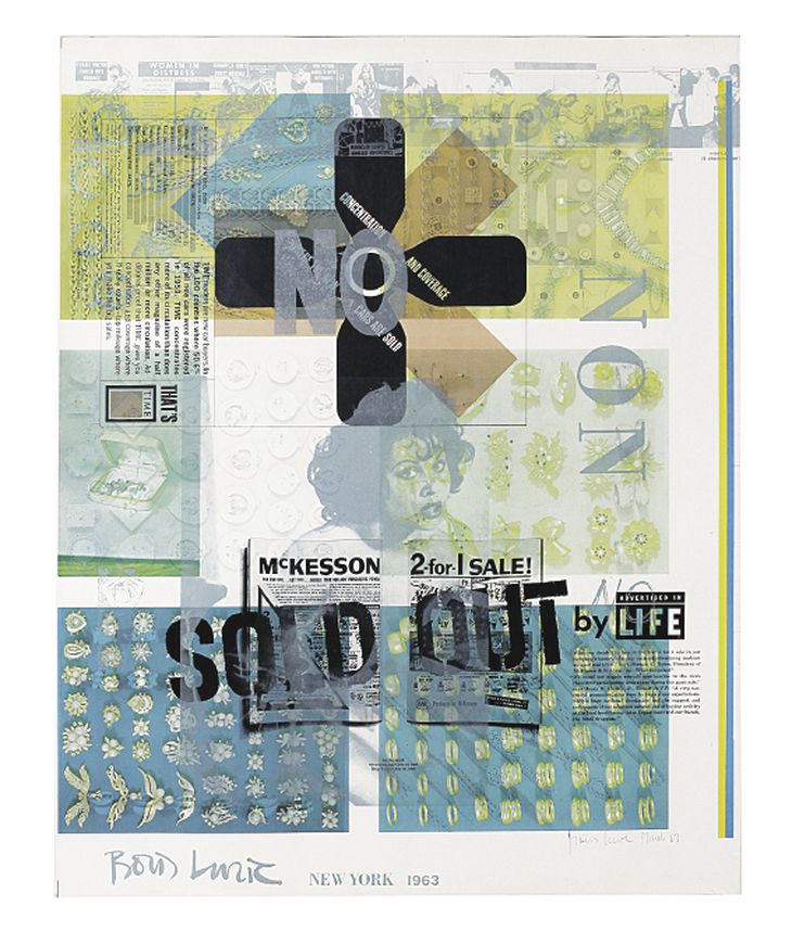 boris laurie. Dos de las obras del artista fundador del “NOt Art” en la doble muestra retrospectiva, correspondientes a distintos momentos de su creación.