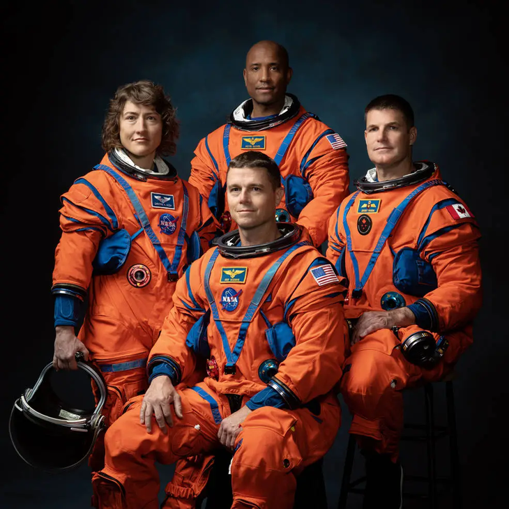 Christina Hammock Koch, Reid Wiseman, Victor Glover, y Jeremy Hansen son los 4 astronautas elegidos para la misión Artemis III.