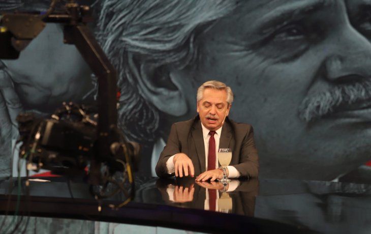 Alberto Fernández en C5N.