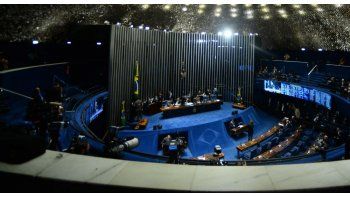 ámbito.com | El Parlamento brasileño durante la sesión del impeachment
