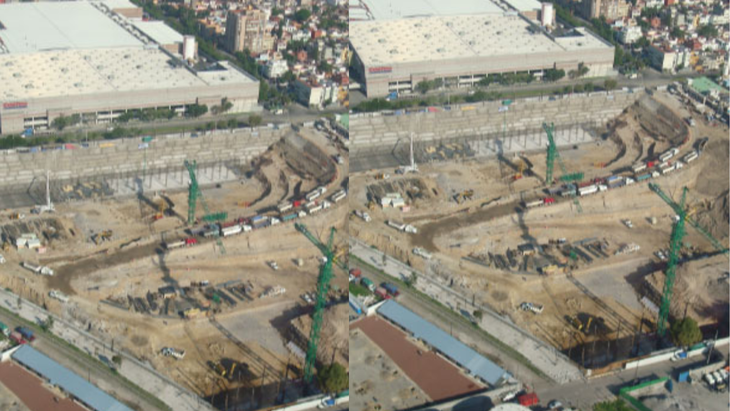Plaza Carso ocupa terrenos que anteriormente formaron parte de un corredor industrial de la Ciudad de México.