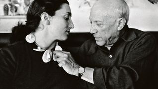 Picasso. El artista con Jacqueline Roque, a quien le dedicó varias obras.
