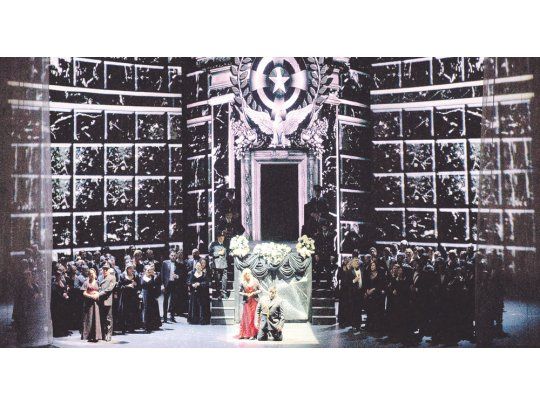 Macbeth. Una imagen de la puesta de Marcelo Lombardero en el Teatro Colón.