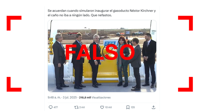 Reportes oficiales muestran que el gasoducto continúa operativo a la fecha de esta publicación.