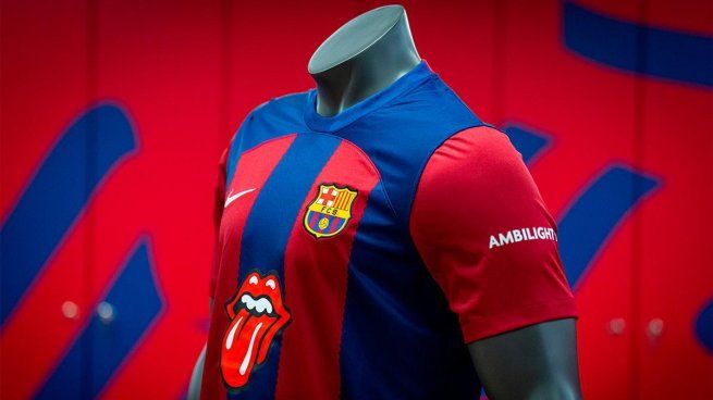 El Logo De Los Rolling Stones Lucirá En La Camiseta Del Barcelona En El