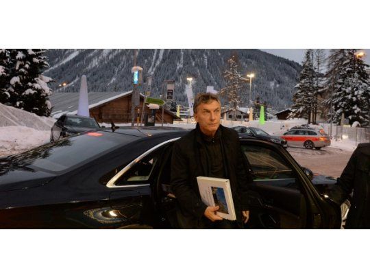 El presidente Mauricio Macri arribó hoy a Davos, en Suiza, para participar de la reunión del Foro Económico Mundial.