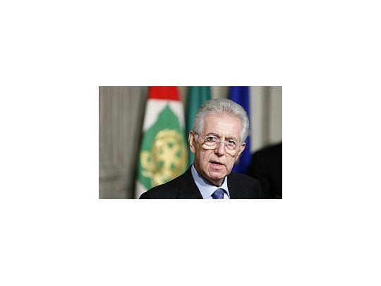 Primer Ministro de Italia, Mario Monti.