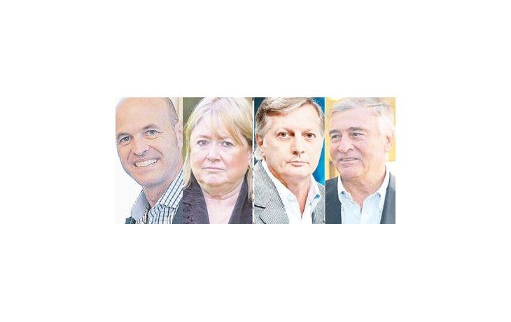 Guillermo Dietrich, Susana Malcorra, Juan José Aranguren y Oscar Aguad