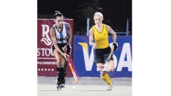 Daniela Sruoga fue la autora del gol argentino ante las australianas.