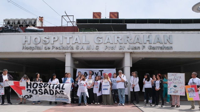 Protesta Trabajadores Garrahan