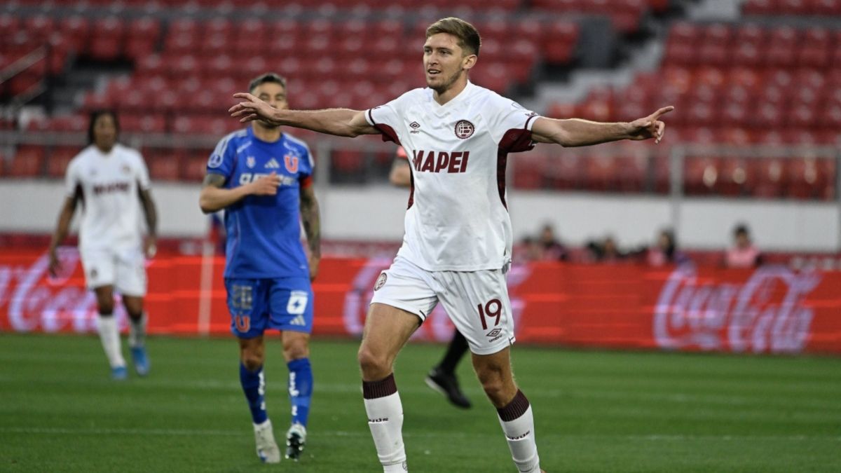 Lanús escaped in the second half and tied with the U. de Chile as a visitor