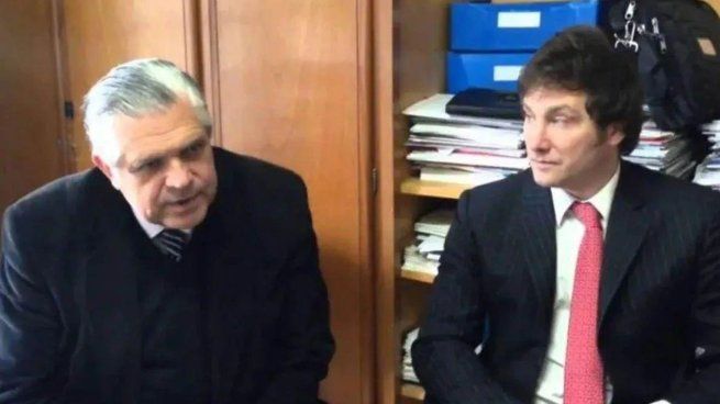 Ricardo López Murphy junto a Javier Milei.&nbsp;