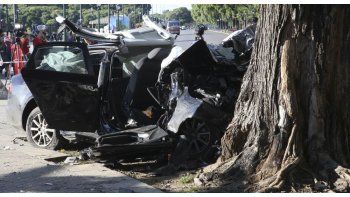 El choque fatal ocurrió en la esquina de Avenida Calabria y Azucena Villaflor