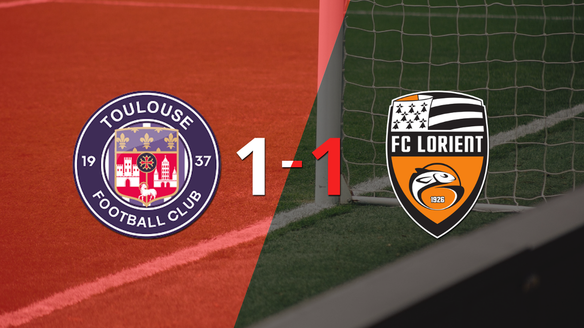 Toulouse managed to get a draw at home against Lorient