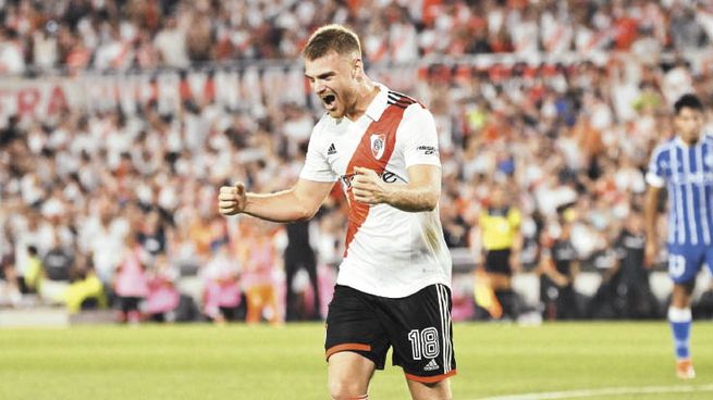 goleador. Beltrán se calzó el traje de artillero y encaminó a River a su segundo triunfo al hilo en el torneo.