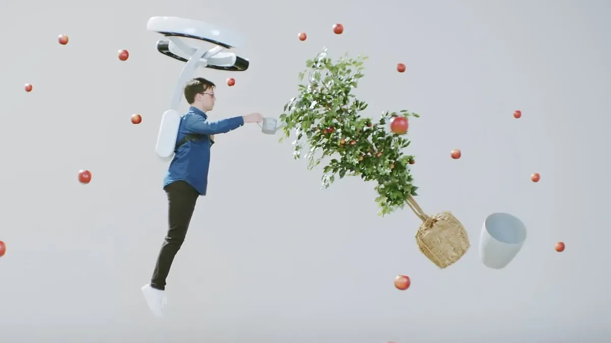 Million-dollar inventions: they launched the antigravity backpack that has a built-in drone and allows you to fly