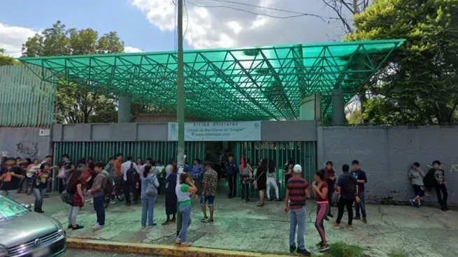 Huelga en Colegio de Bachilleres.