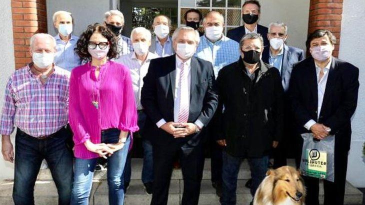 Alberto Fernández recibió a la cúpula de la CGT.