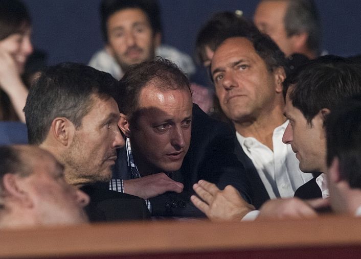 Insaurralde y Scioli participaron de un evento junto a Tinelli en Bolivar