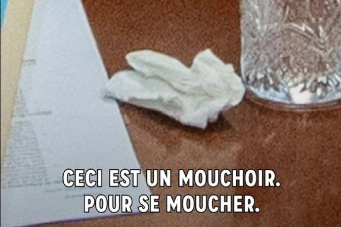 La imagen con la que el gobierno de Francia desmintió la acusación. 
