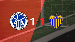 acassuso logro sacar el empate de local frente a dock sud
