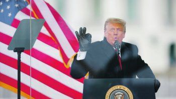 Donald Trump fue suspendido de YouTube a principio de año.