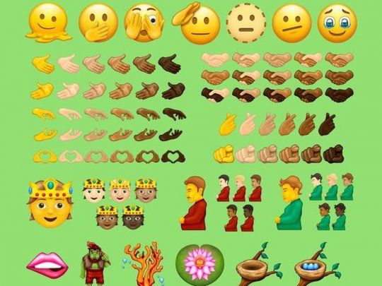 Nuevos emoticones que podrían llegar en septiembre a WhatsApp.