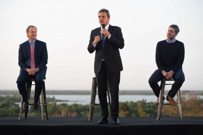 Sergio Massa en Paraná. Sergio Massa en Paraná.