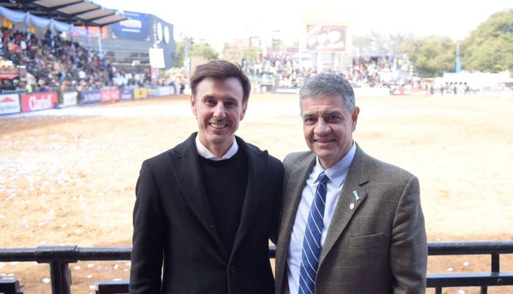 Unidad: Roberto García Moritán y Jorge Macri en la Exposición Rural 2023. Unidad: Roberto García Moritán y Jorge Macri en la Exposición Rural 2023.