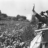 Ricardo Alfonsín el día de su asunción, en diciembre de 1983. Ricardo Alfonsín el día de su asunción, en diciembre de 1983.