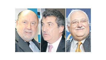 Jorge Busti, Sergio Urribarri, Héctor Maya