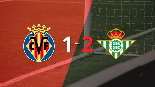 Betis ganó por 2-1 en su visita a Villarreal