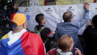 Venezolanos en la Embajada listos para votar.&nbsp;