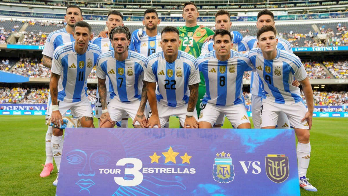 The Argentine National Team debuts in the Copa América against Canada: schedule, TV and formations