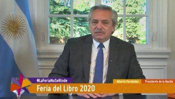 Alberto Fernández apoyó a la Feria del Libro&nbsp;
